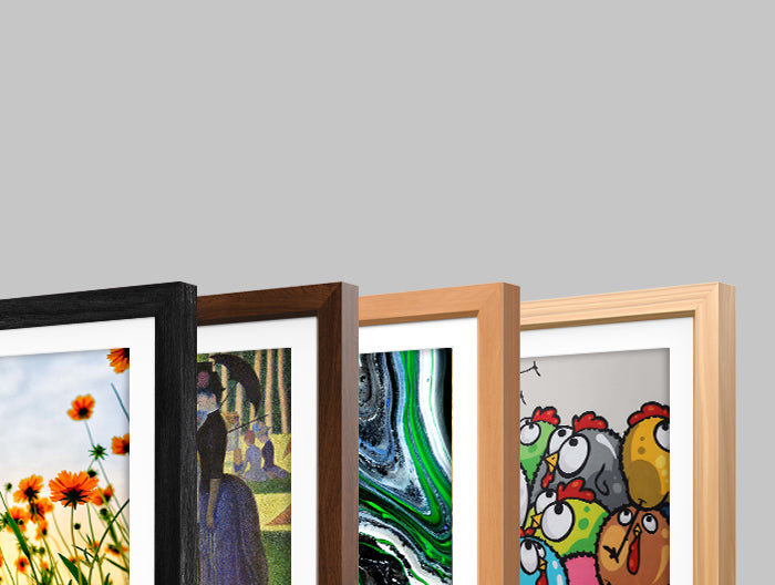 Digital Canvas Wooden Frame Options